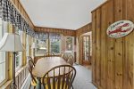 Cozy dining area